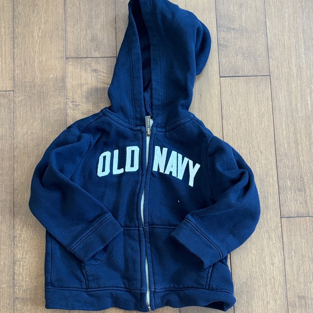Old Navy Kids Dark Blue Zip-Up Hoodie